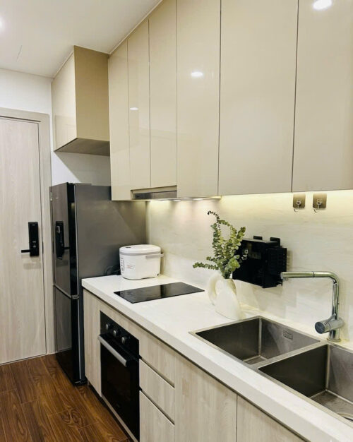 Homestay Masteri West Heights tòa MAS B tầng cao TV 55 inch