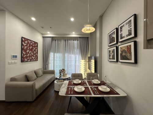 Homestay Masteri West Heights tòa D căn 1PN+1 tầng 15 view hồ cảnh quan đẹp