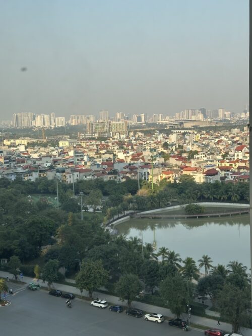 Homestay Masteri West Heights tòa D căn 1PN+1 tầng 15 view hồ cảnh quan đẹp