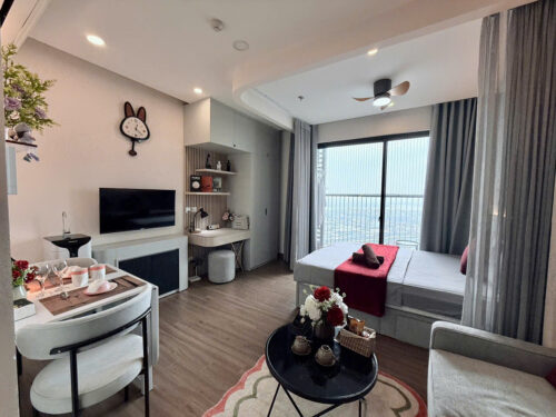 Homestay Studio Sky Oasis S3 Tầng 32 View Thoáng Đẹp
