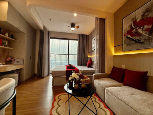 Homestay Studio Sky Oasis S3 Tầng 32 View Thoáng Đẹp