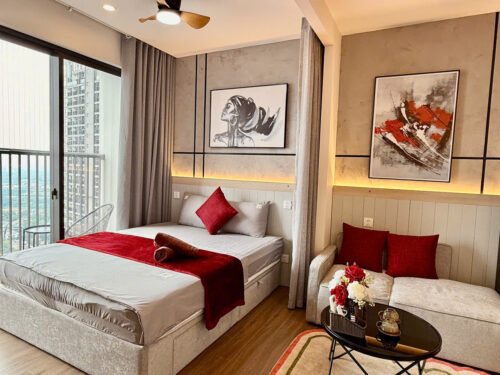 Homestay Studio Sky Oasis S3 Tầng 32 View Thoáng Đẹp
