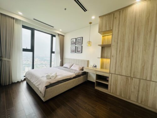 Cho thuê homestay Vinhomes Smart City căn 2PN 2WC tại Masterise West Heights tòa A