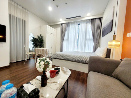Homestay Masterise West Heights Smart City tòa B tầng cao view nội khu lung linh