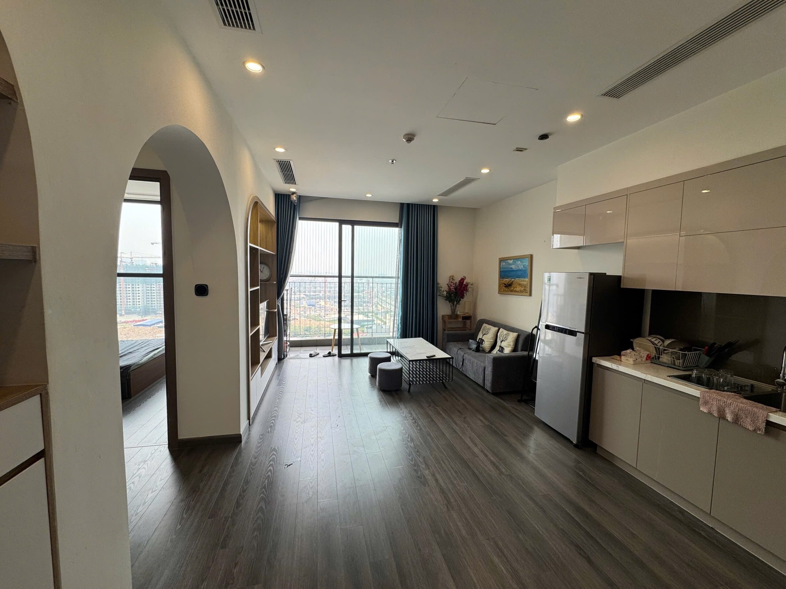 1-bedroom-apartment-for-rent-r1-02-ruby-vinhomes-ocean-park (6) 1 Bedroom + 1 Apartment for Rent in R1.02 Ruby | Fully Furnished | Vinhomes Ocean Park
