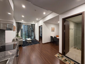 Cho thuê căn hộ 1PN+ Masteri Waterfront H3 Full đồ giá 9.5 triệu bao phí