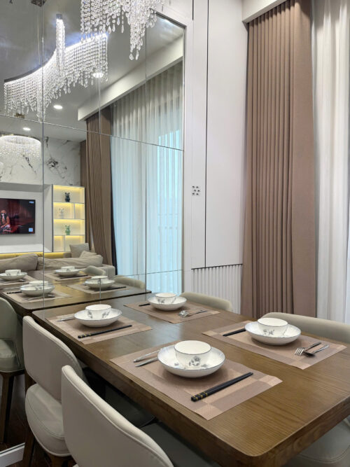 Thuê Homestay 2PN góc Masteri Waterfront H2 tầng 19