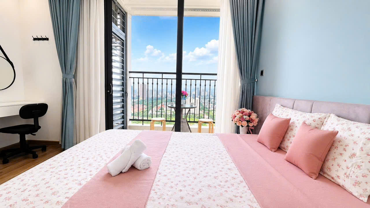 homestay-green-bay-me-tri-g3-studio-tang-33-view-thoang Homestay Green Bay Mễ Trì G3 Studio Tầng 33 View Thoáng | Đầy Đủ Tiện Nghi