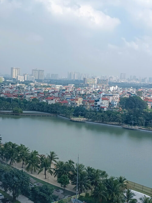 Homestay Masteri West Heights Tòa B Tầng 13 View Hồ Có Máy Chiếu