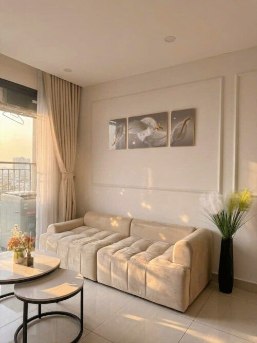 Homestay Ocean Park S2.03 1PN+1 View Sông | 2 Giường | Nội Thất Luxury