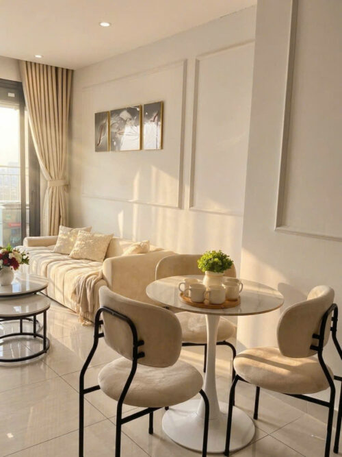 Homestay Ocean Park S2.03 1PN+1 View Sông | 2 Giường | Nội Thất Luxury