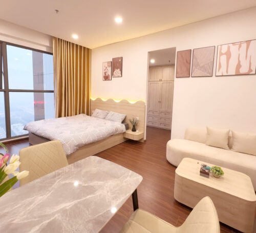 Homestay Ocean Park Studio H2 Tầng 32 View Sông Ngọc Trai Đẹp 2026