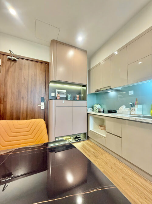 Homestay Ocean Park ZR3 1 Phòng Ngủ View Sông | Nội Thất Luxury Tone Hồng