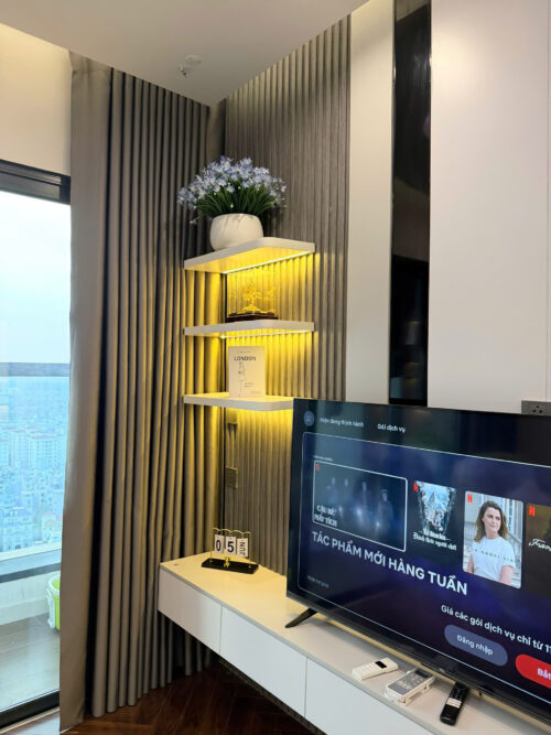 Homestay Studio Diamond Crown Hải Phòng | Tầng 25, Decor Đẹp