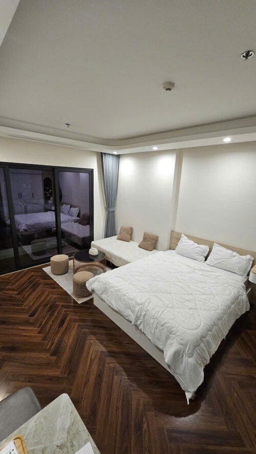 Homestay Studio Diamond Crown Hải Phòng | Tầng 31 View Tháp Khách Sạn
