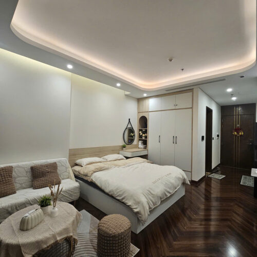 Homestay Studio Diamond Crown Hải Phòng | Tầng 31 View Tháp Khách Sạn