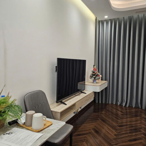 Homestay Studio Diamond Crown Hải Phòng | Tầng 31 View Tháp Khách Sạn
