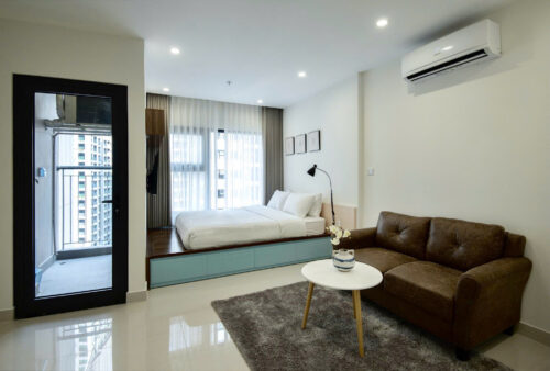 Homestay Studio Vinhomes Ocean Park S1.11 | Netflix, Full Đồ Bếp, Gần Biển Hồ