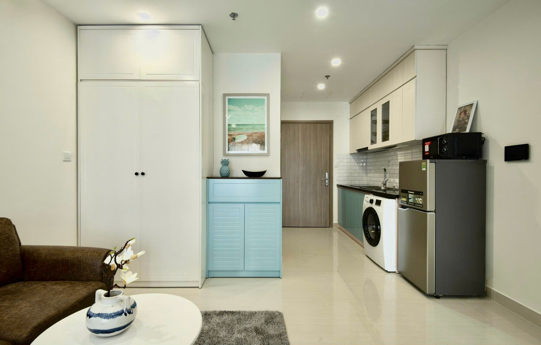 homestay-studio-vinhomes-ocean-park-s1-11-netflix (4) Homestay Studio Vinhomes Ocean Park S1.11 | Netflix, Full Đồ Bếp, Gần Biển Hồ
