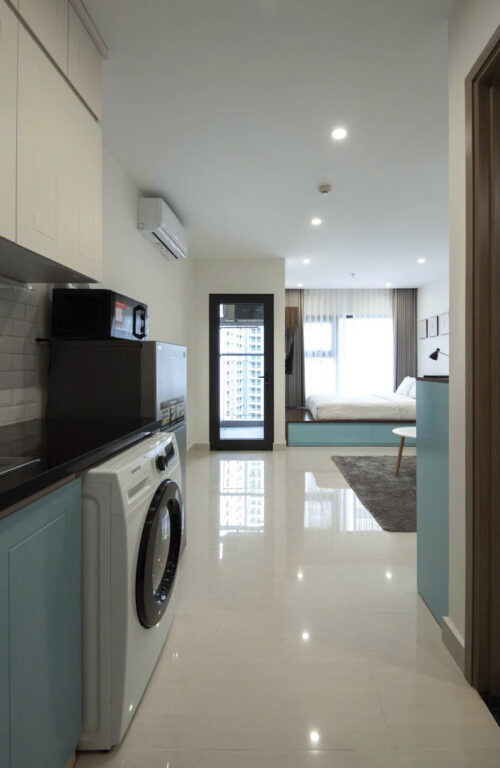 Homestay Studio Vinhomes Ocean Park S1.11 | Netflix, Full Đồ Bếp, Gần Biển Hồ