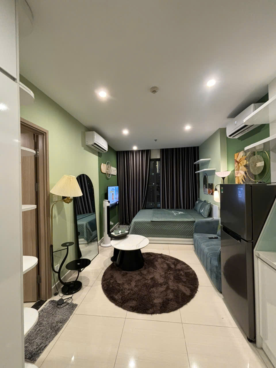 homestay-studio-vinhomes-smart-city-s4-01-tang-15 (7) Homestay Studio Vinhomes Smart City S4.01 Tầng 15 View Công Viên Trung Tâm