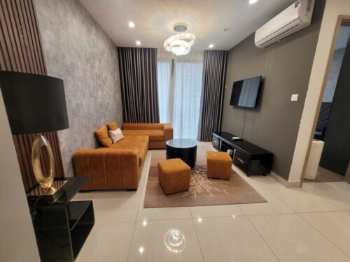 Homestay Vinhomes Smart City S1.03 Tầng 25 | 1PN+ Có Bồn Tắm, 2 Giường, View Thoáng
