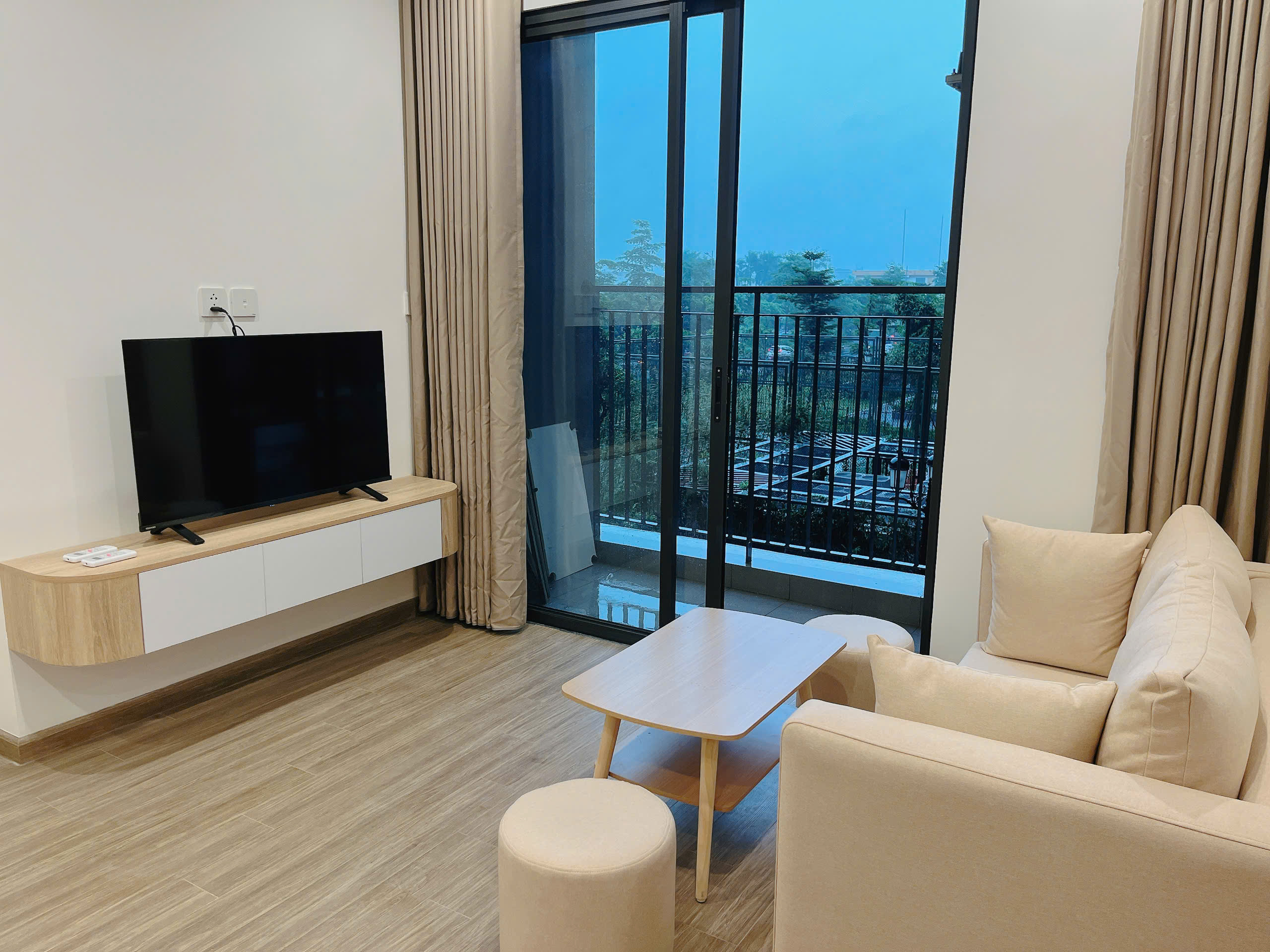 1-bedroom_apartment-for-rent-the-pavilion-p2-vinhomes-ocean-park-5 1 Bedroom + 1 Apartment for Rent in The Pavilion P2 | Fully Furnished | Vinhomes Ocean Park