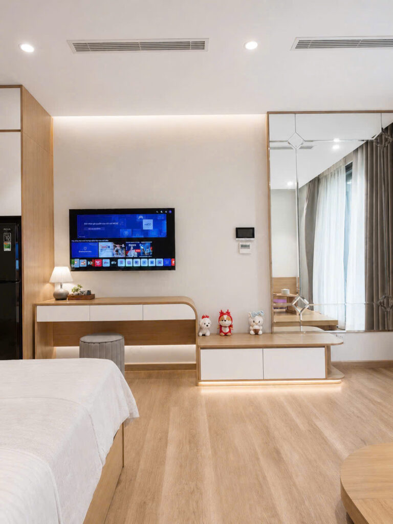 Review homestay Ecopark Studio Landmark L2 tầng 5 có ghế tình yêu