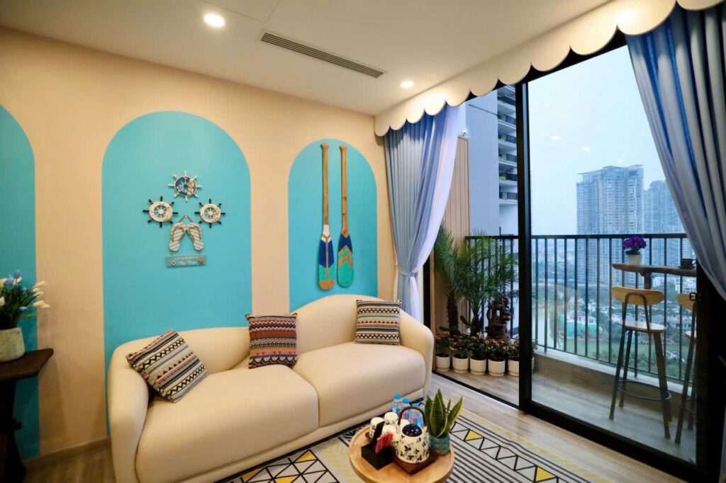 Review Homestay Sky Forest 2 Ecopark 2PN Tầng 20 View Biệt Thự Đảo