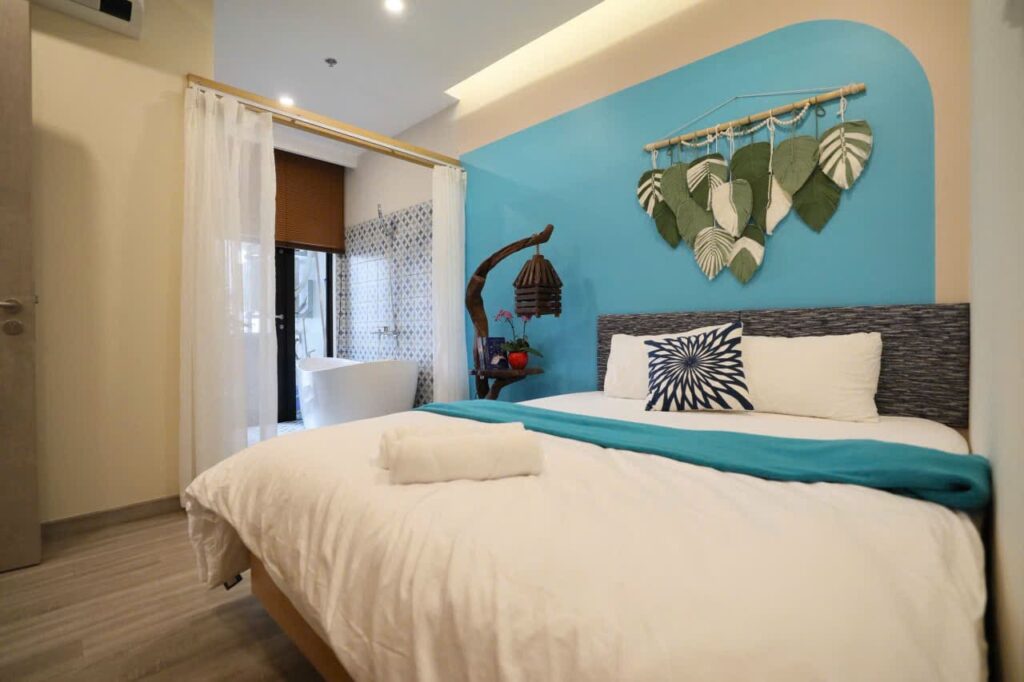 Review Homestay Sky Forest 2 Ecopark 2PN Tầng 20 View Biệt Thự Đảo