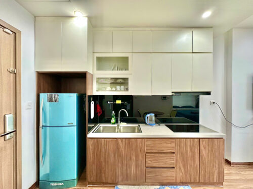 Khu bếp căn studio Green Bay G3 tầng 32