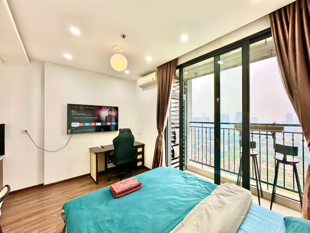 Homestay Green Bay G3 tầng 32 có ban công