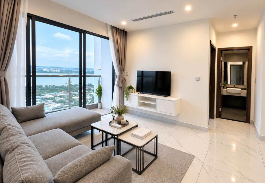 Homestay Vinhomes Grand Park Có Máy Giặt và view đẹp