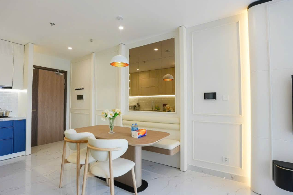 Homestay Vinhomes Grand Park Theo Giờ có bếp tiện nấu ăn